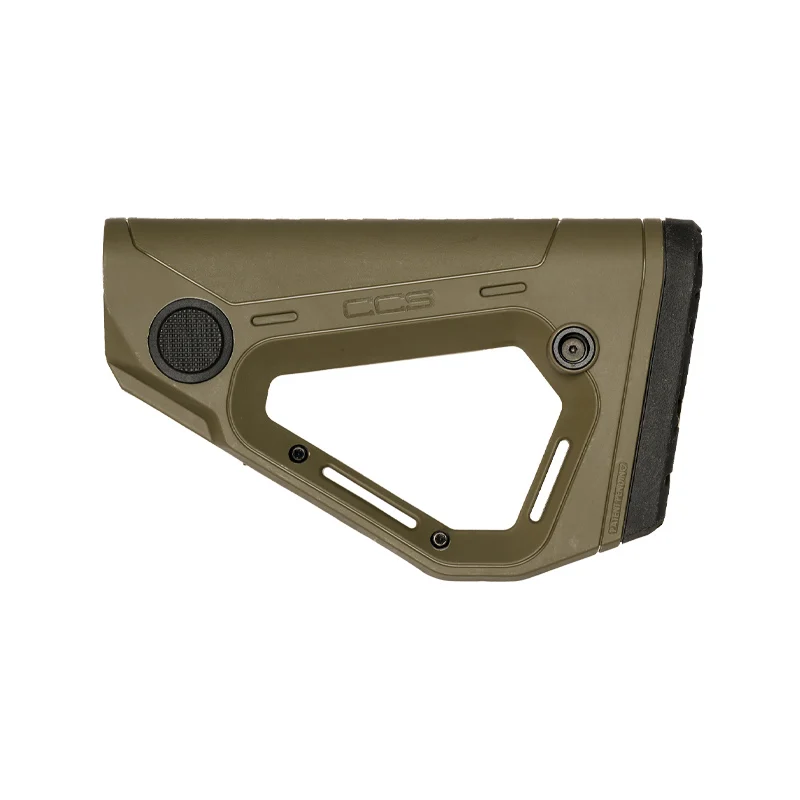 OD Green CCS Collapsible Carbine Buttstock - Pointing Left