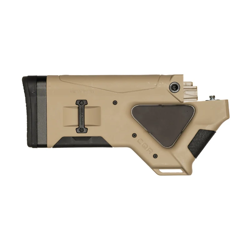 CQR GEN1.0 AK-47 buttstock in tan (FDE) state compliant version facing right