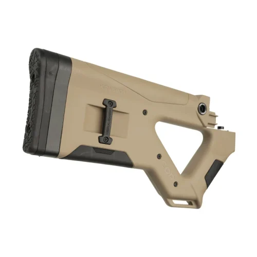 CQR GEN1.0 AK-47 buttstock in tan (FDE) tilted back side