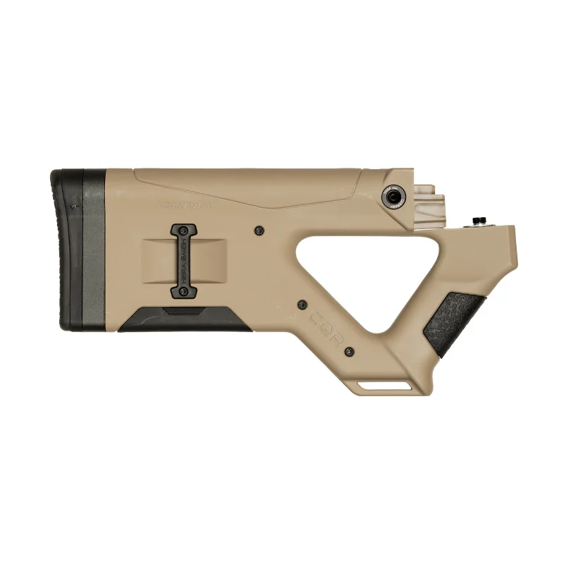 CQR GEN1.0 Buttstock for AK-47 in tan (FDE) pointing right