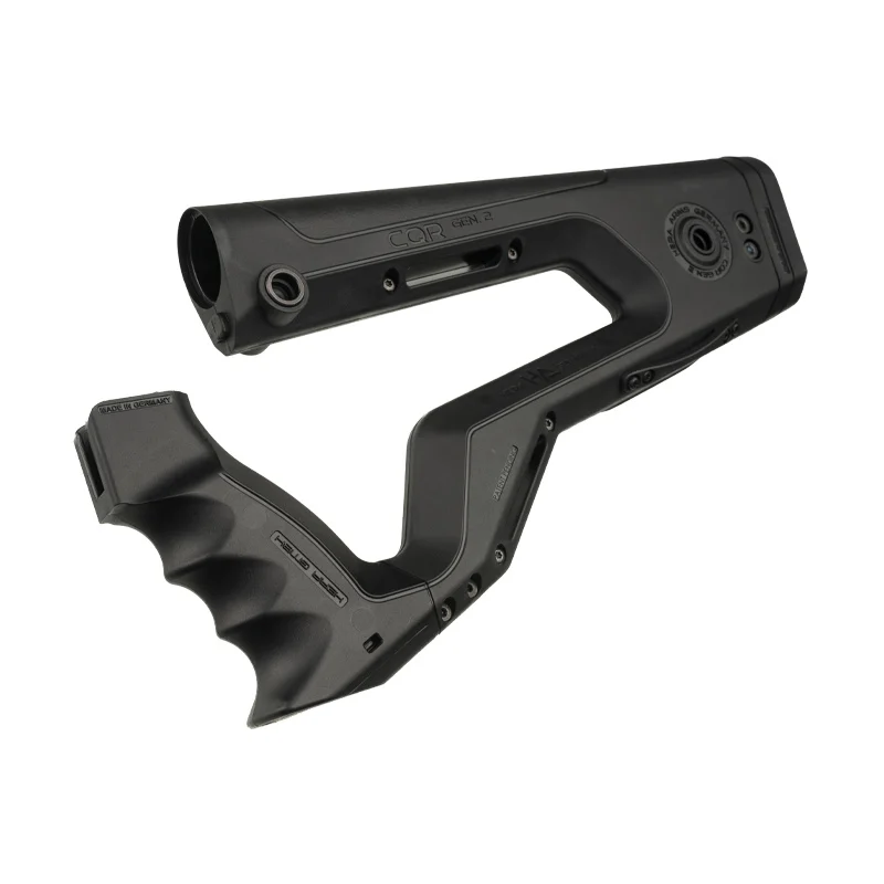 CQR GEN2.0 buttstock in black angled left