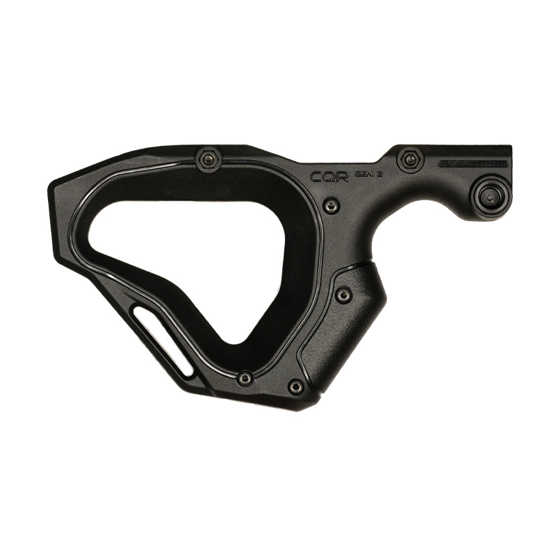 CQR GEN2.0 front grip in black for AR-15/M4, pointing left