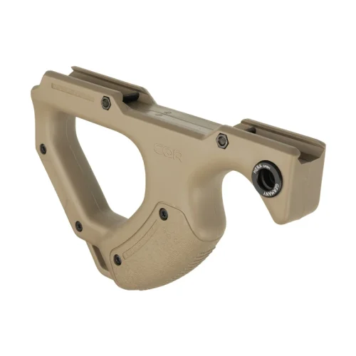 CQR Gen1.0 Front Grip in Tan (FDE) Rear Angle