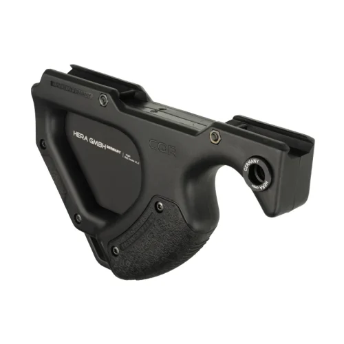 CQR Gen1.0 Featureless Front Grip in Black Rear Angle