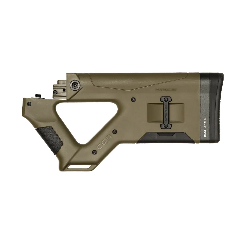 CQR Gen1.0 Buttstock in OD Green for AK-47 Pointing Left