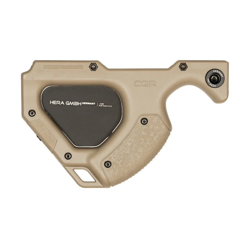 Tan (FDE) CQR Gen1.0 Front Grip - State Compliant Version (Left View)