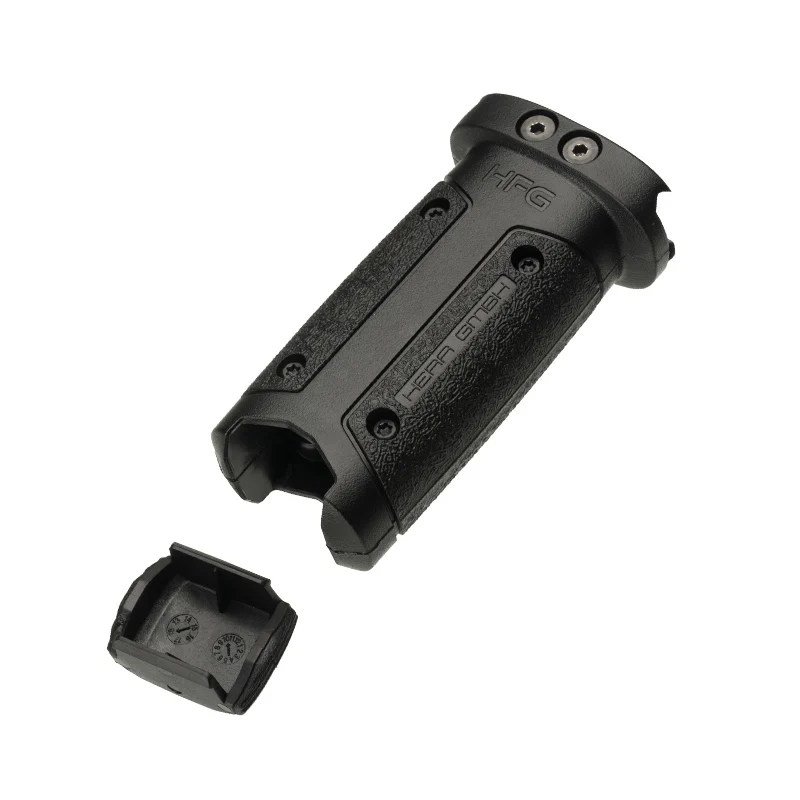 HFG front grip in black with open compartment for AR-15s