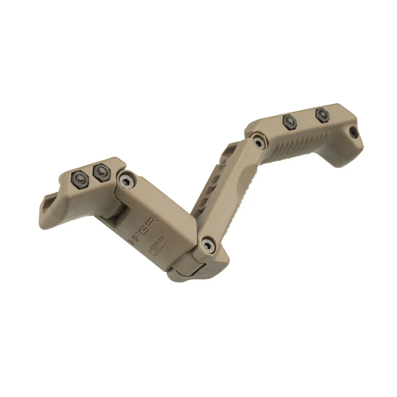 Tan / FDE HFGA Adjustable Rifle Front Grip - Angled View