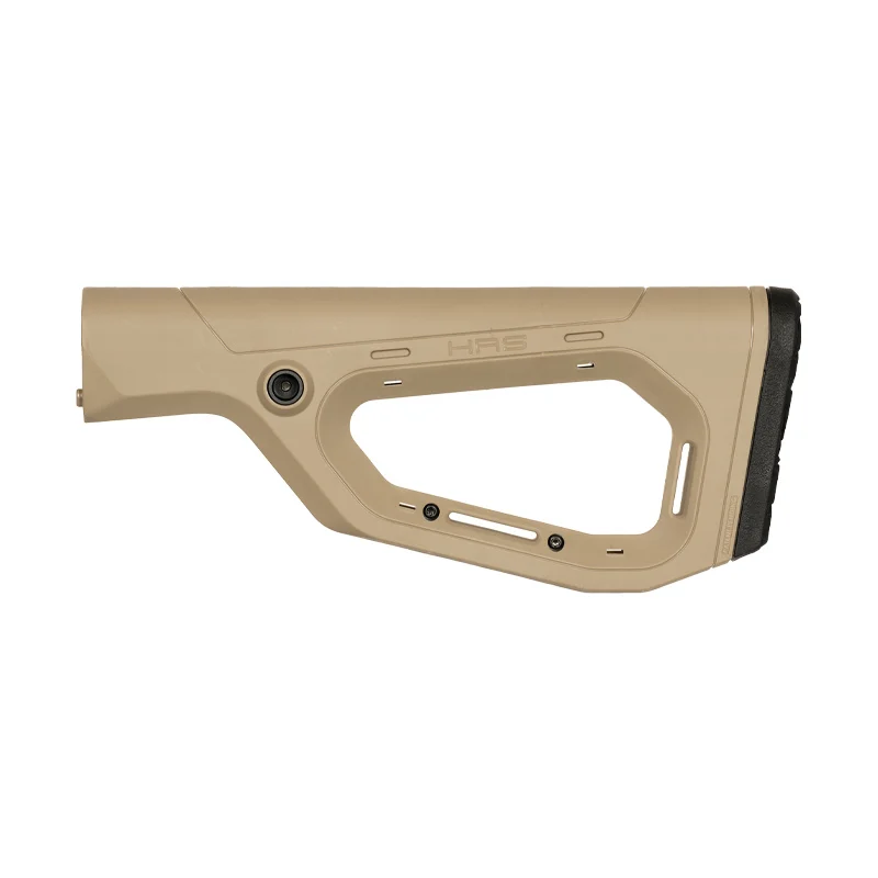 Tan/FDE Hera Light Fixed Buttstock for AR-15 - Pointing Left