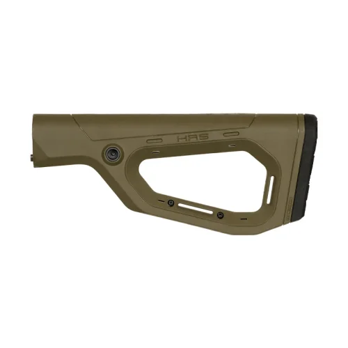 OD Green Hera HRS Light Fixed Buttstock for AR-15 - Pointing Left