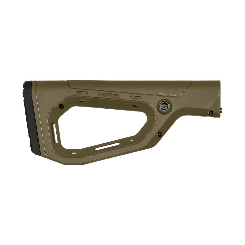 OD Green Hera HRS Light Fixed Buttstock for AR-15 - Pointing Right