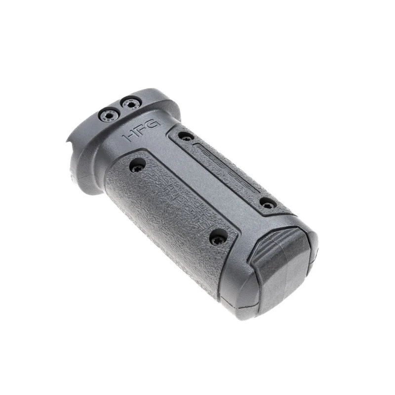 HFG vertical front grip for AR-15 in battleship grey limited edition, bottom facing